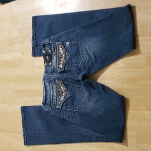 Miss Me jeans size 26 x 32 boot cut jeans